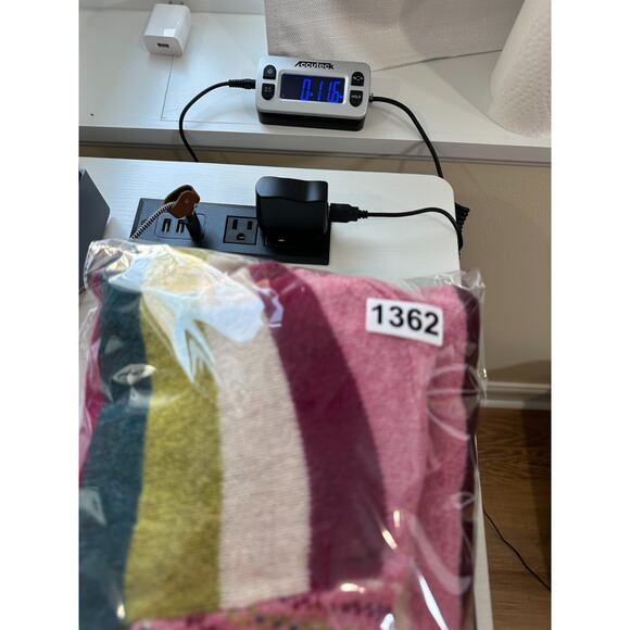 Tabitha Webb Cardigan Women's XL Wool Blend Sweater Fair Isle Stripe Button Up - Picture 11 of 13